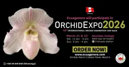 Ecuagenera will participate in 43rd Annual Orchid Show Les Orchidophiles de Montréal ORCHIDEXPO 2026