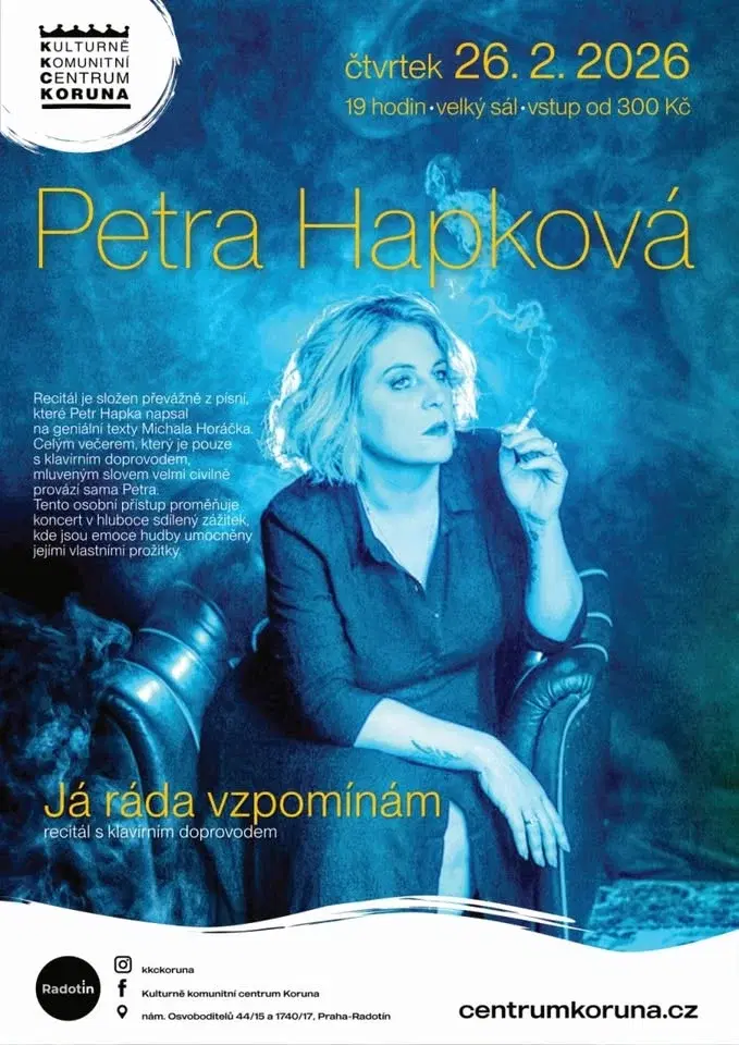 Petra Hapková: Já ráda vzpomínám