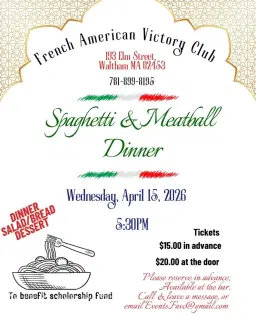 Spaghetti & Meatball Dinner