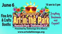 DAA Summer Art in the Park - Saturday, June 6th, 2026!