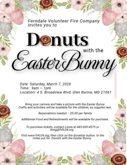Donuts with the Easter Bunny