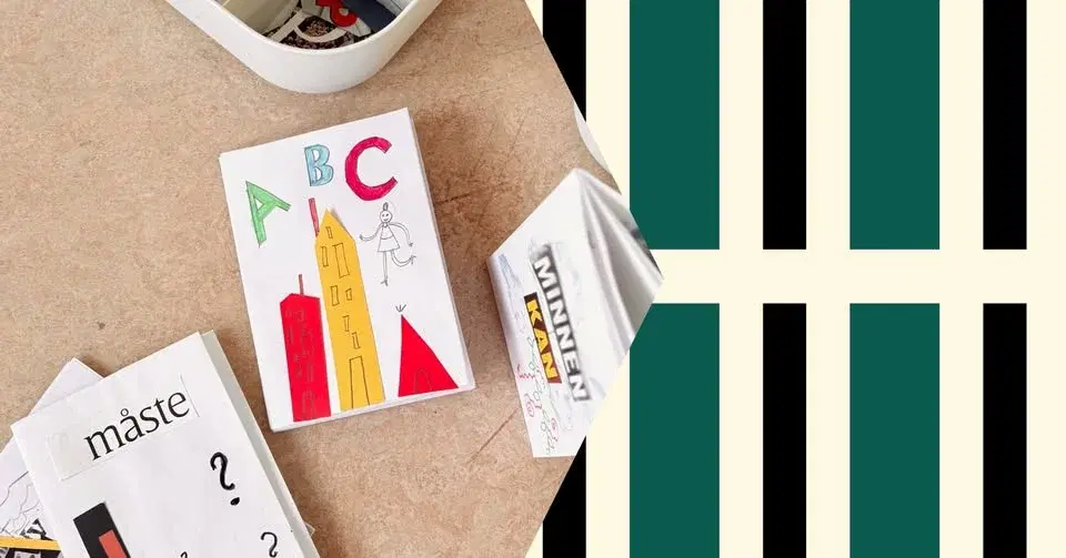 Hur skapar men ett häfte av ett enda ark papper?