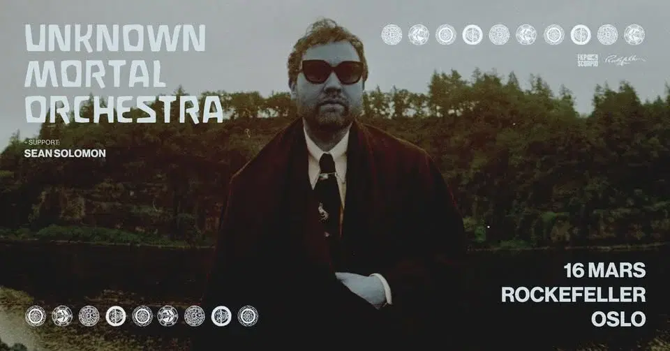 Unknown Mortal Orchestra + support: Sean Solomon // Rockefeller // Pres. av FKP Scorpio