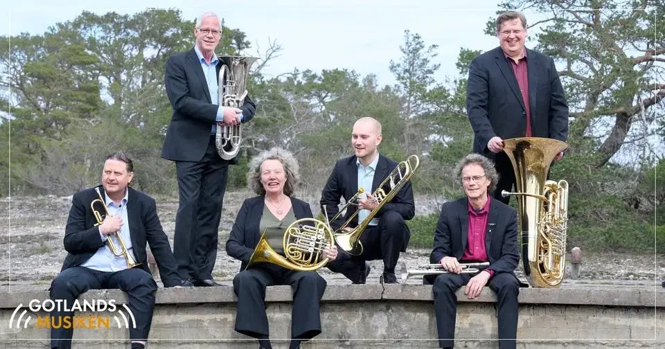 Biblioteksspelning med Gotland Brass