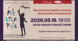 A Pál utcai fiúk – zenés játék - BAJA