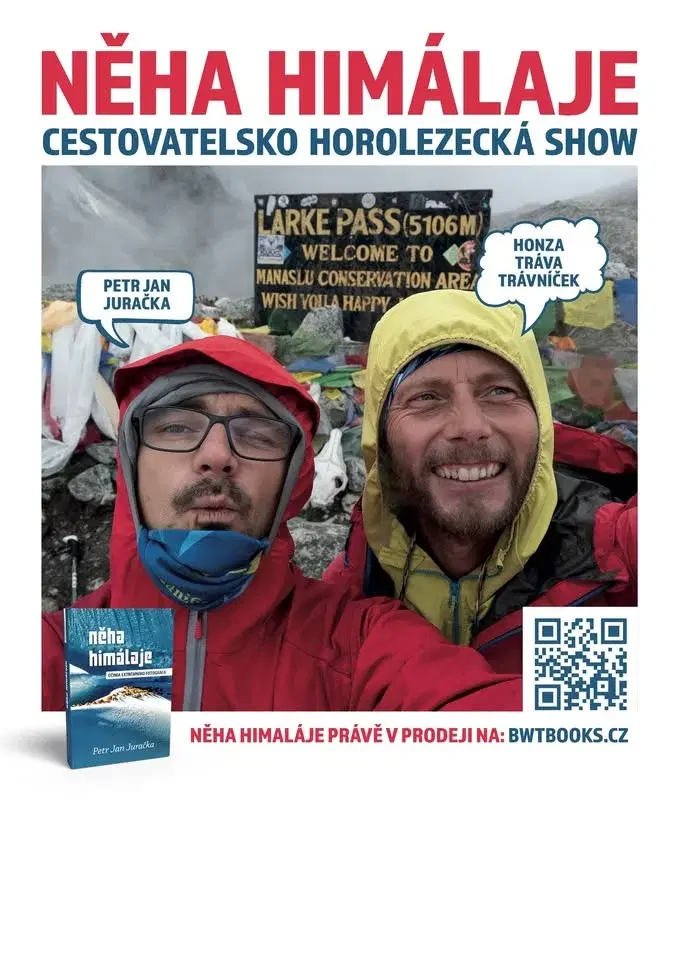 Něha Himálaje - Cestovatelsko horolezecká show Petra Jana Juračky & Honzy Trávy Trávnička | Žatec