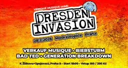 Verkauf Musique: DRESDEN INVASION | Modrá Vopice - Praha
