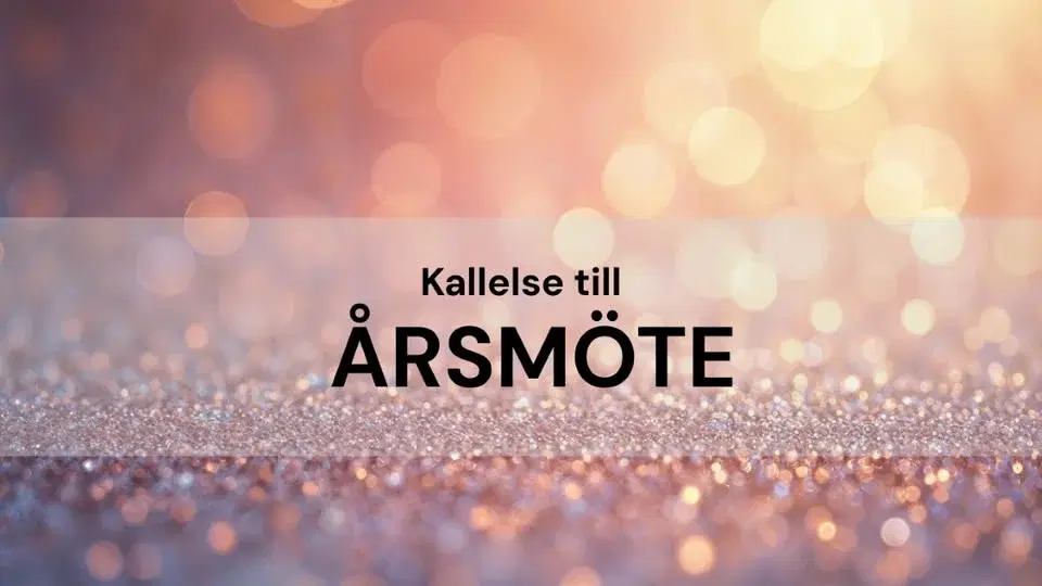 Årsmöte 2026