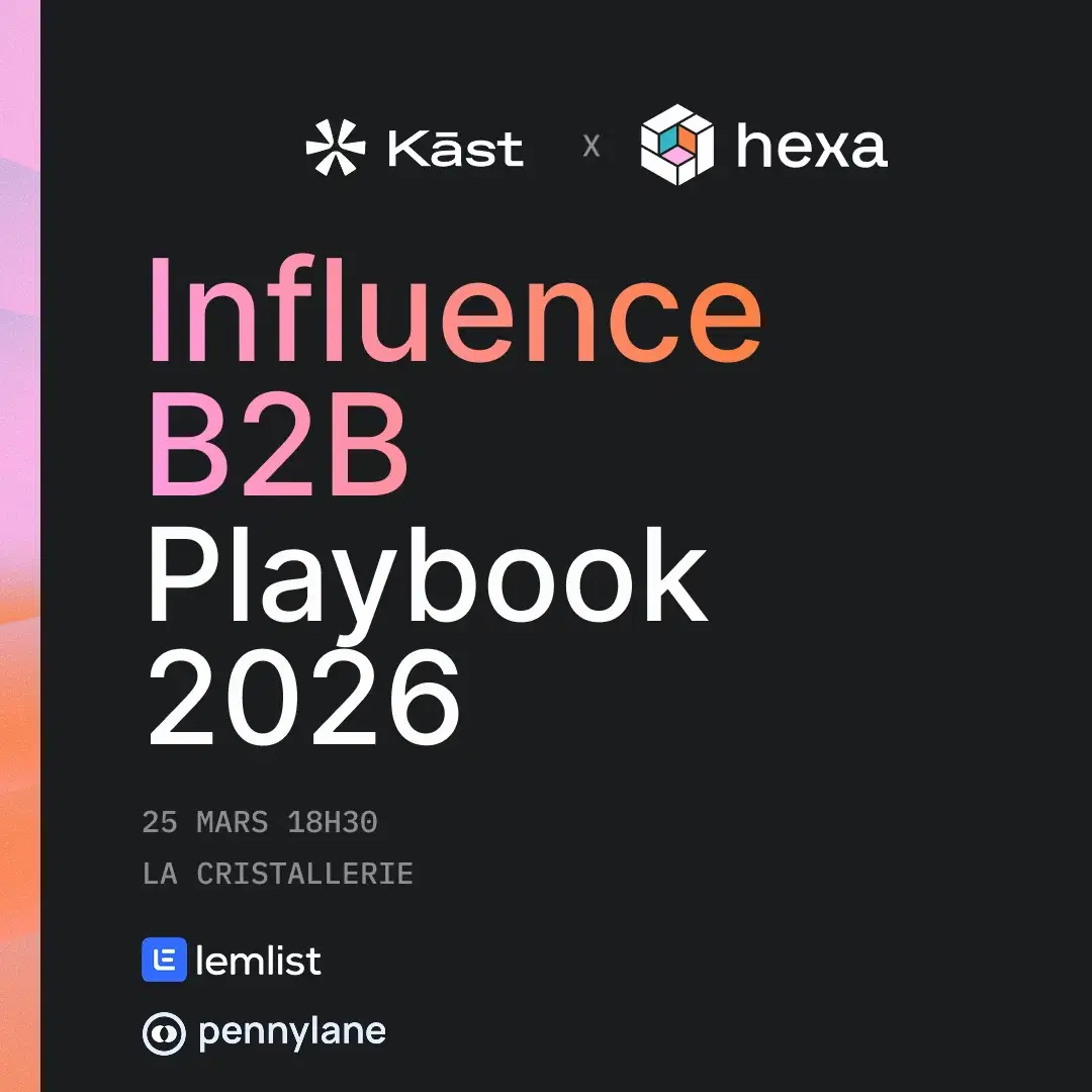 Influence B2B - Le playbook 2026