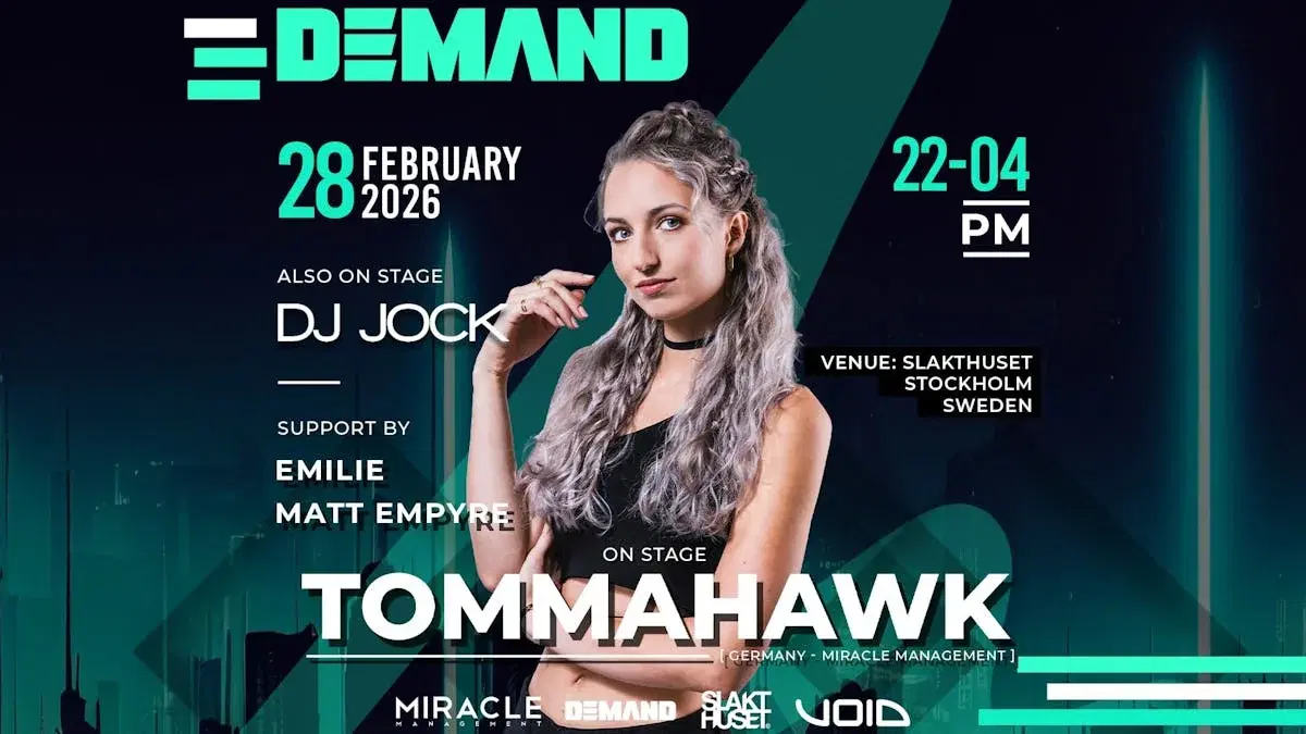 Floor 1: TOMMAHAWK & DJ JOCK /Floor 2: Retro Hits