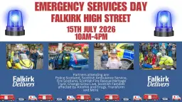 Emergency Services Day 2025 - Falkirk Town Centre