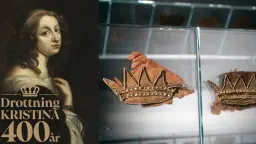 Drottning Kristina – fragment, stoff, evighet