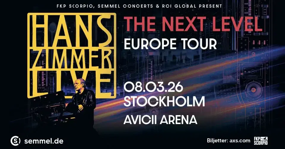 Hans Zimmer Live - The Next Level | Stockholm - FÅTAL BILJETTER KVAR!