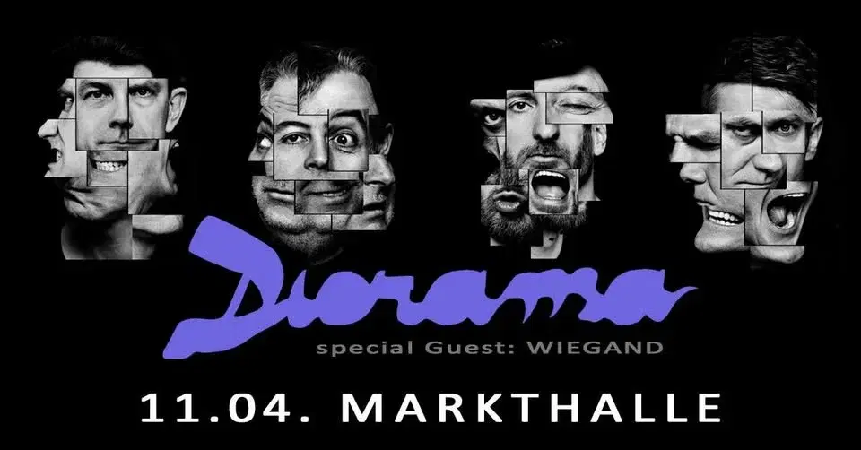 DIORAMA - a substitute for light on tour - Hamburg, Markthalle