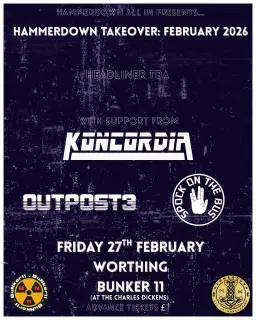 Hammerdown Takeover: February with Koncordia, Outpost 3 and Spock on the Bus