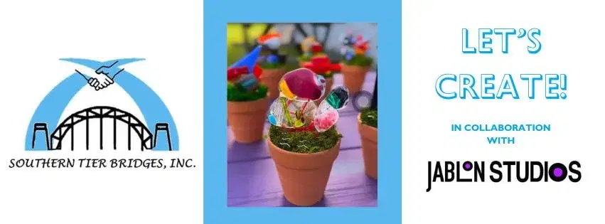 Glass fusion by Jablon Studios (Flower Pot) - RSVP by 4/7