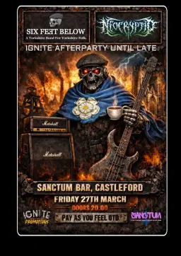 NEO CRYPTID // SIX FEET BELOW - SANCTUM BAR, CAS. ORIGINAL BAND NIGHTS #3 {IGN!TE}