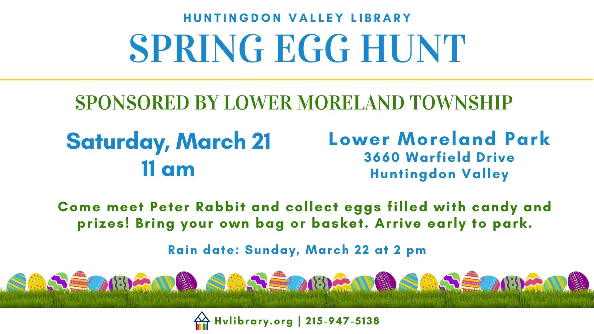 Lower Moreland Township Spring Egg Hunt