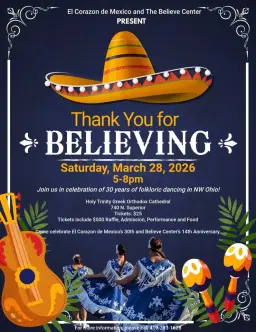 13th Annual Thank You for Believing Benefit