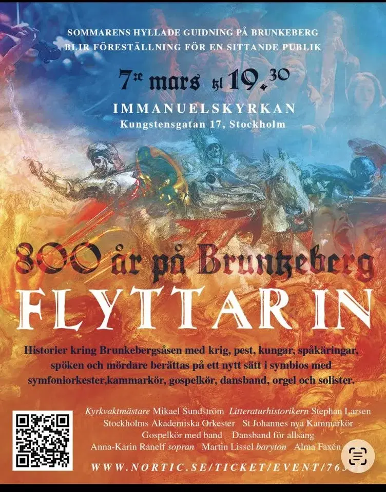 800 år på Brunkeberg FLYTTAR IN