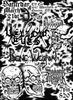 Yellow Eyes, Bone Weapon, Satanic Magick