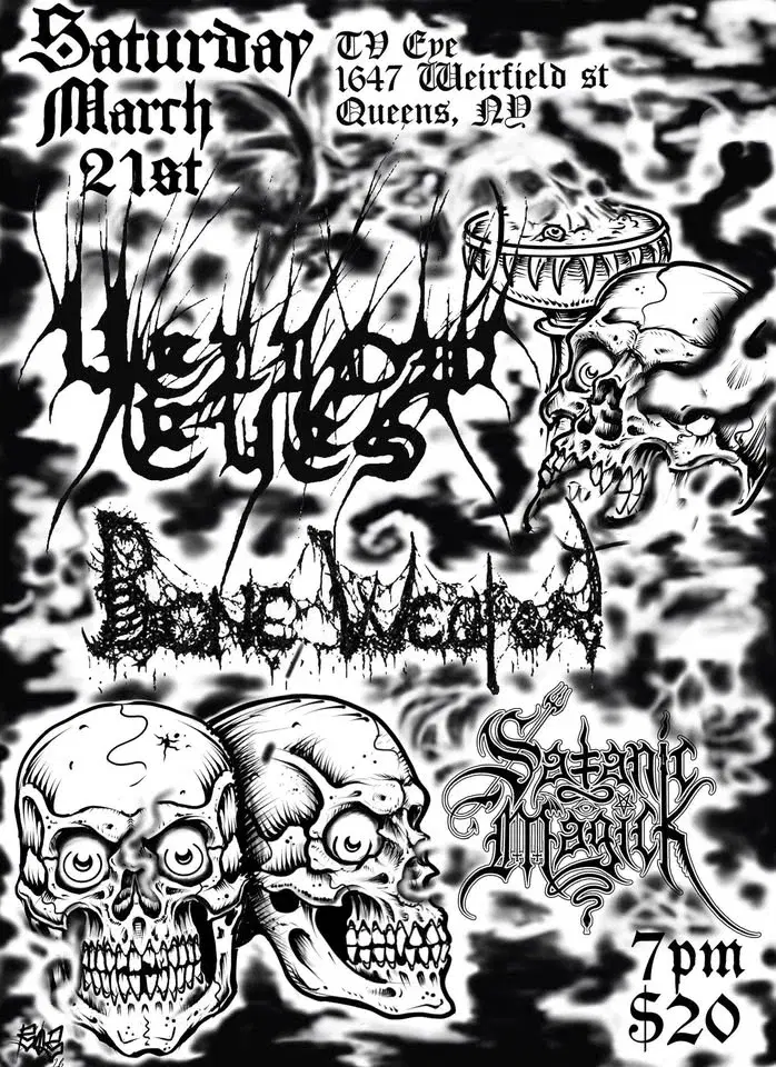 Yellow Eyes, Bone Weapon, Satanic Magick