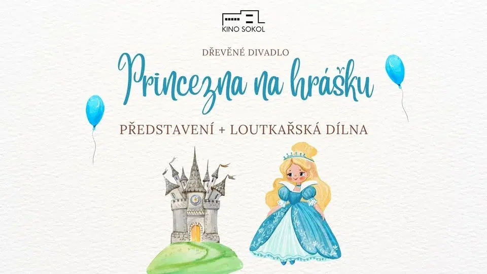Princezna na hrášku - dřevěné divadlo