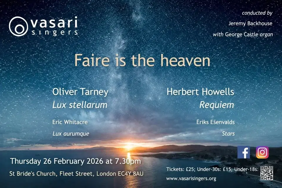 Faire is the heaven: A concert of starry music