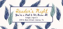 Reader’s Night: Poetry Night