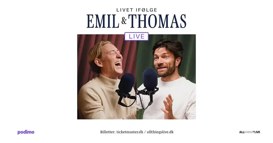 Livet Ifølge Emil & Thomas - LIVE 2026 - Bremen Teater, København