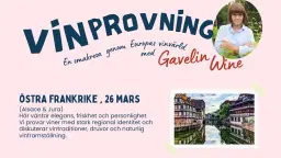 En smakresa genom Europas vinvärld, Tredje anhalt: Östra Frankrike (Alsace & Jura)