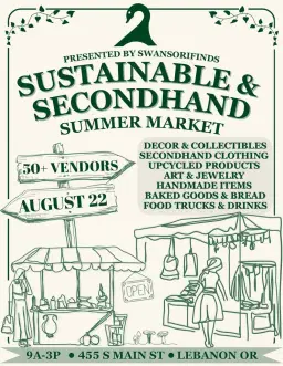 Sustainable & Secondhand Summer Market hosted by Swansorifinds! 🌿