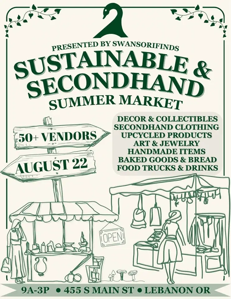 Sustainable & Secondhand Summer Market hosted by Swansorifinds! đż