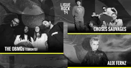 Choses Sauvages, The OBGMs et Alix Fernz au Zaricot