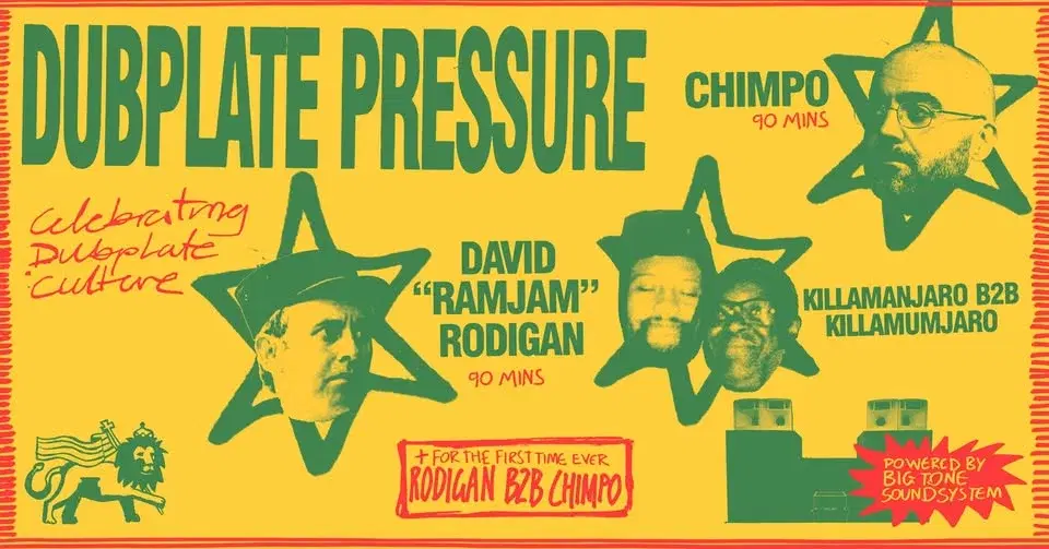 NOW ON SALE! HIT & RUN presents DUBPLATE PRESSURE: DAVID "RamJam" RODIGAN b2b CHIMPO 4 1st time ever