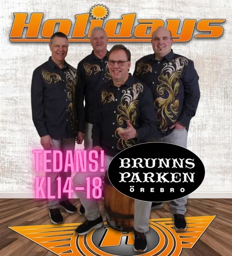 Tedans med Holidays i Brunnsparken 8/3