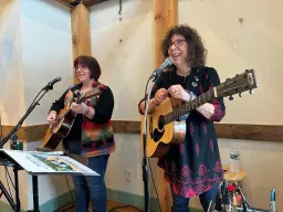 The Martin Girls at Cafe Atlantique