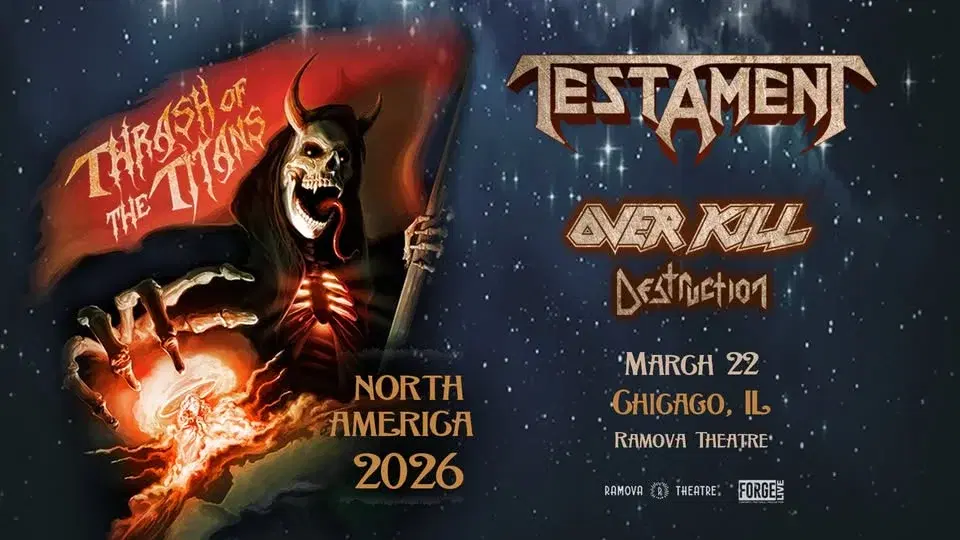 Testament - Thrash of The Titans | Chicago, IL