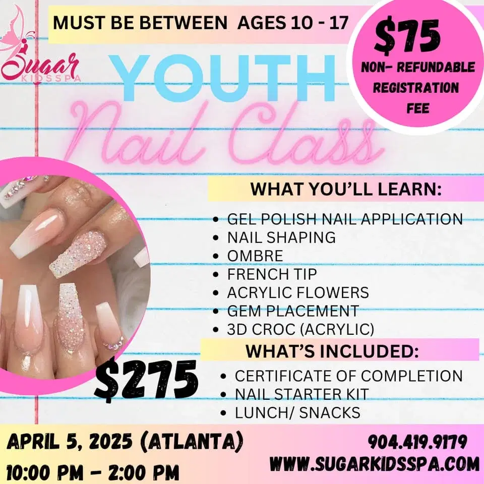 YOUTH NAIL ART WORKSHOP - ATLANTA