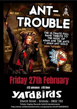 ANT TROUBLE plus support FOUR FINGER SALUTE