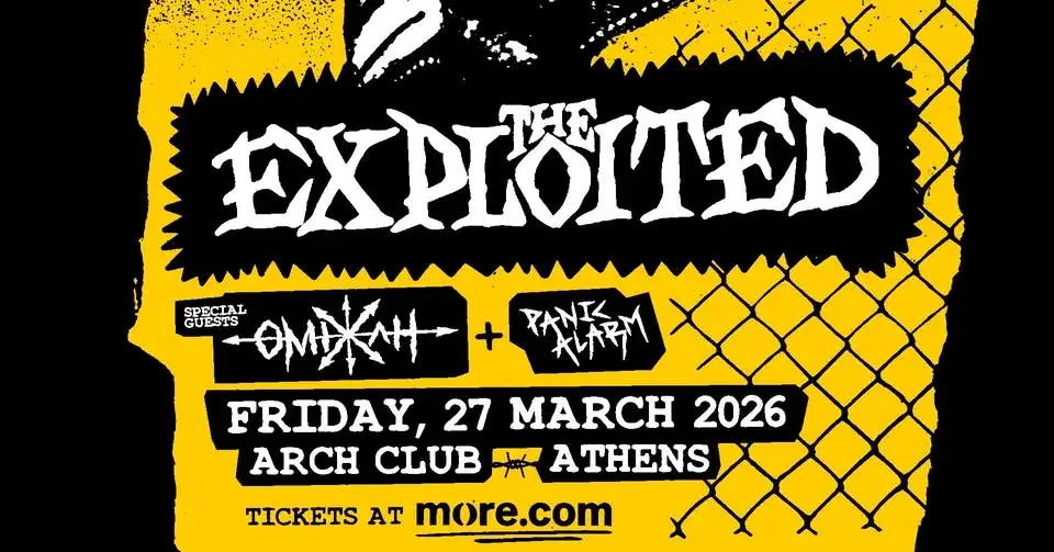 THE EXPLOITED (UK) LIVE IN ATHENS - 27.03 - ARCH CLUB
