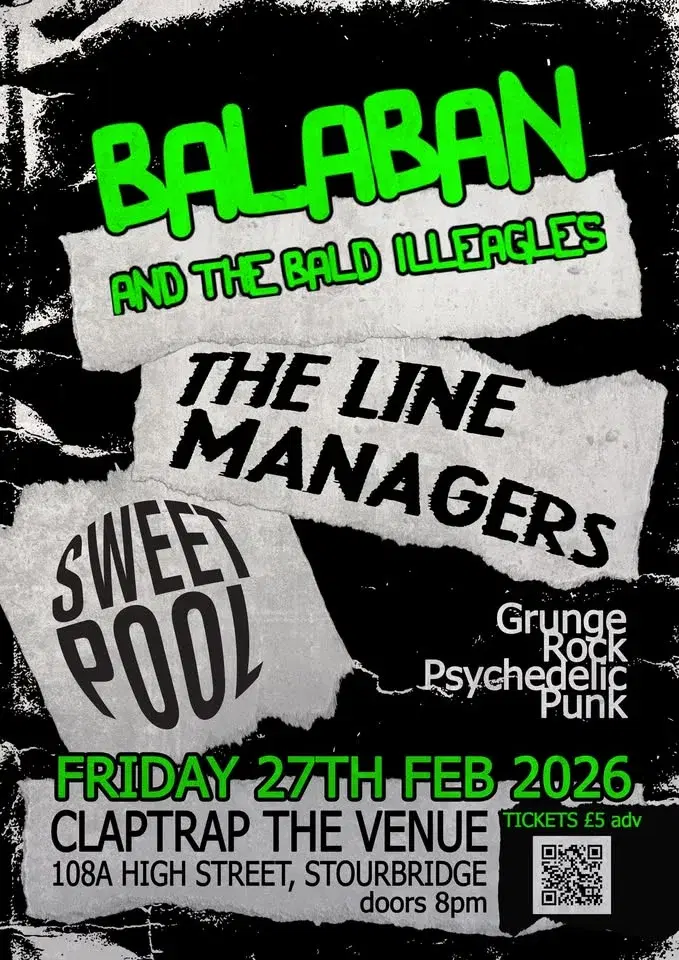Balaban & The Bald Illeagles + Sweetpool + The Line Managers