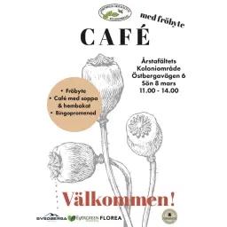 Cafe med fröbyte