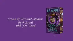 Crown of War and Shadow Book Event at Barnes & Noble USQ