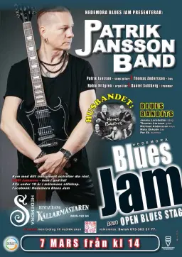 Hedemora Blues Jam - Patrik Jansson Band - Blues Bandits