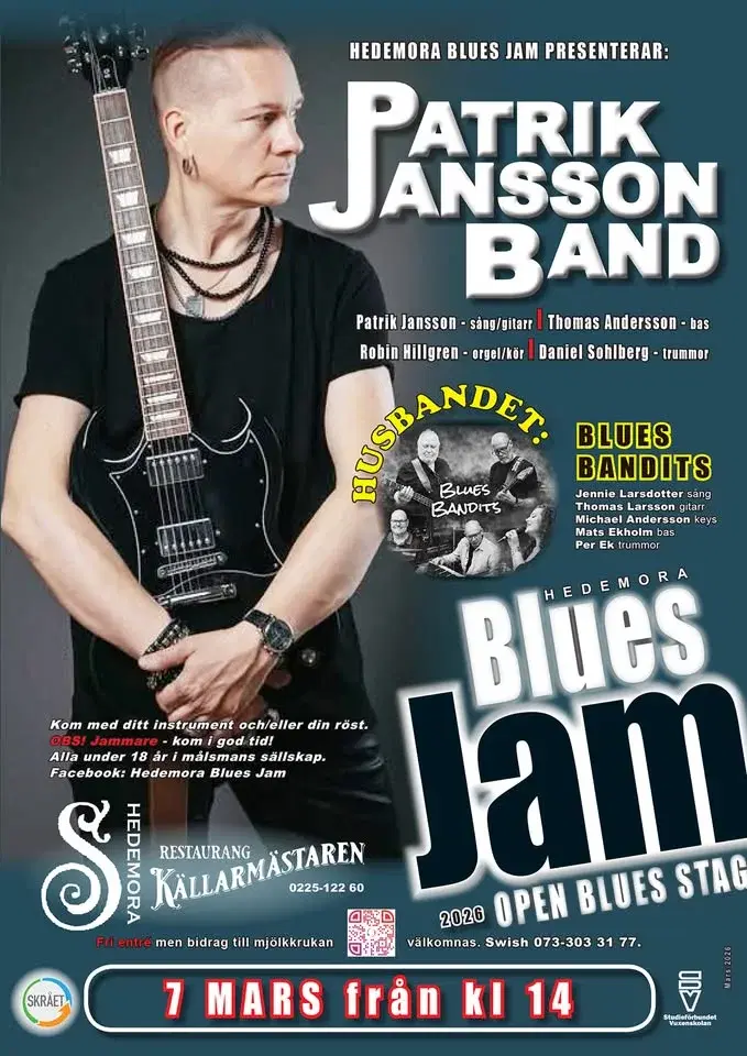 Hedemora Blues Jam - Patrik Jansson Band - Blues Bandits