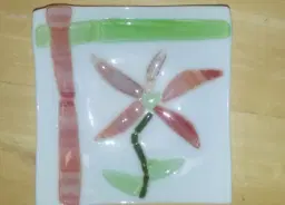 Glass Fusion Spring Bowl