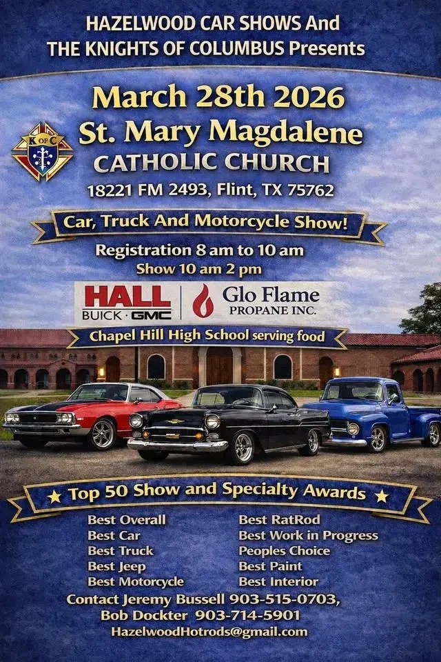 St. Mary Magdalene Catholic Church Benefit Car Show!
