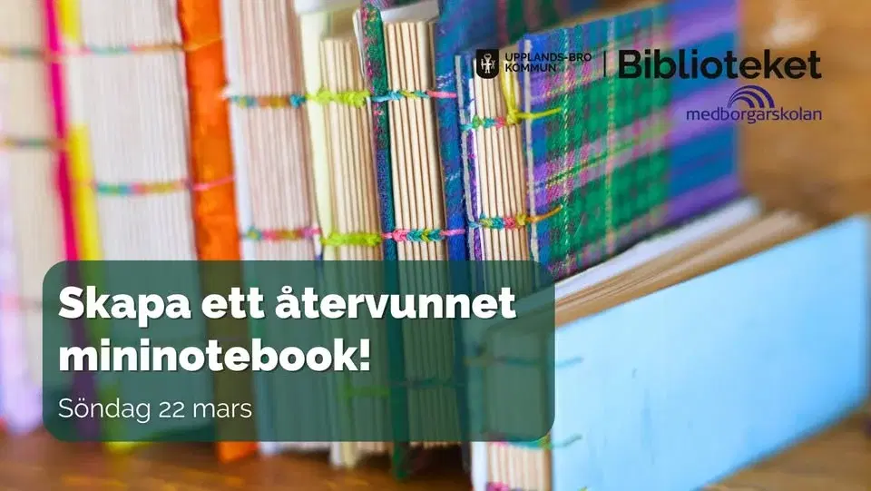 Skapa ett återvunnet mininotebook!