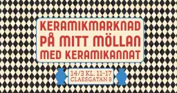 Keramikmarknad på Mitt Möllan